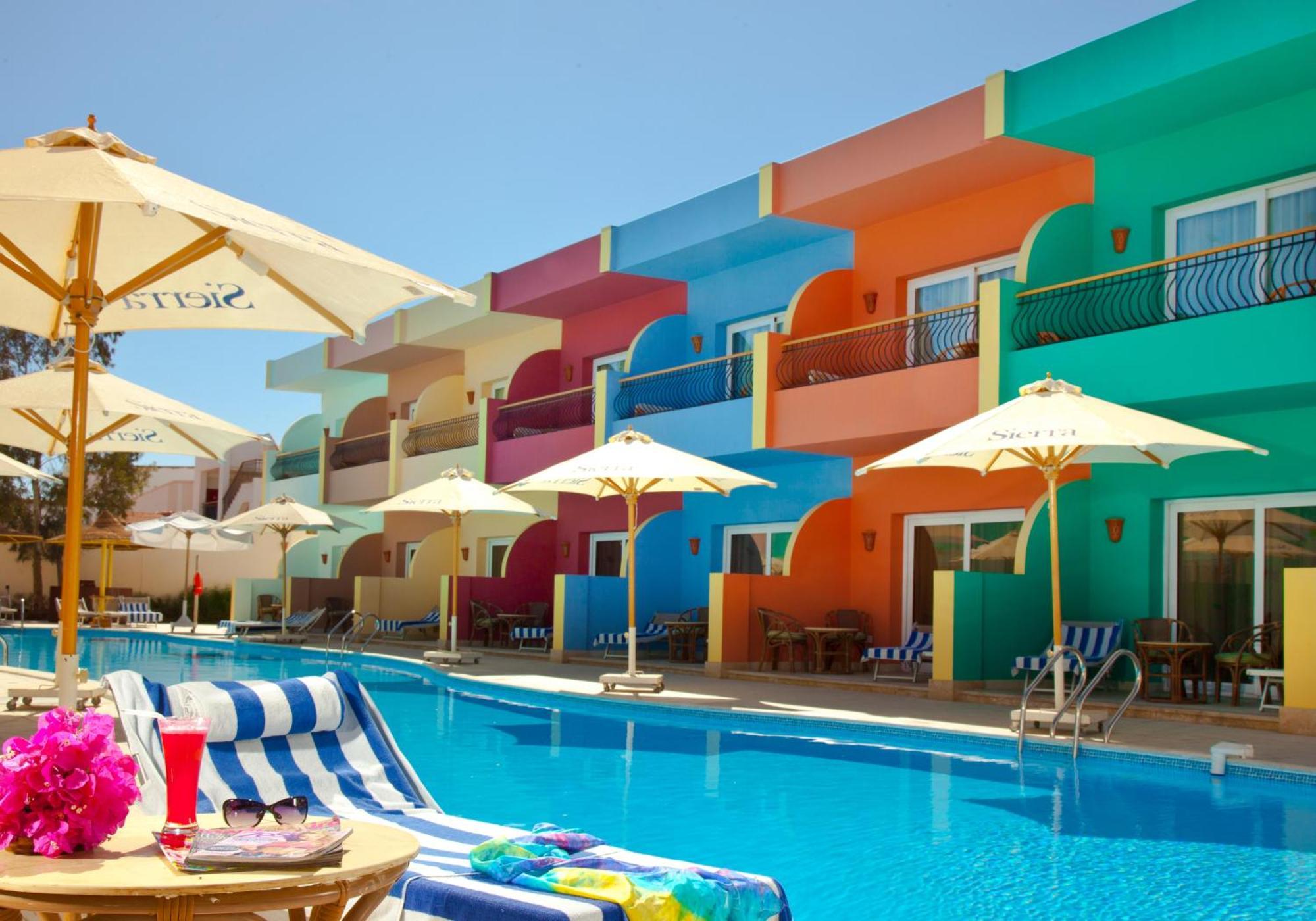 Sierra Sharm El Sheikh Hotel Екстериор снимка A pool at a resort in Egypt